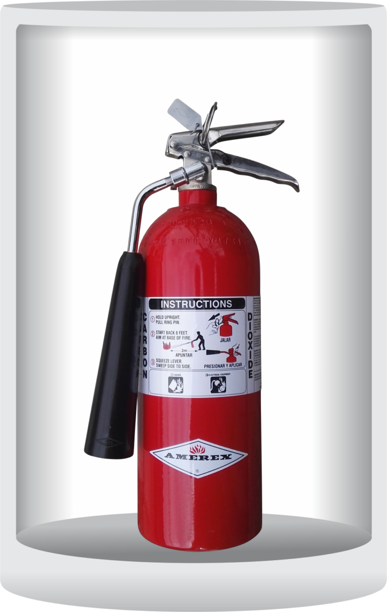 EXTINTOR DE DIÓXIDO DE CARBONO CO2 Modelo 322 Home Amerex Fire Perú